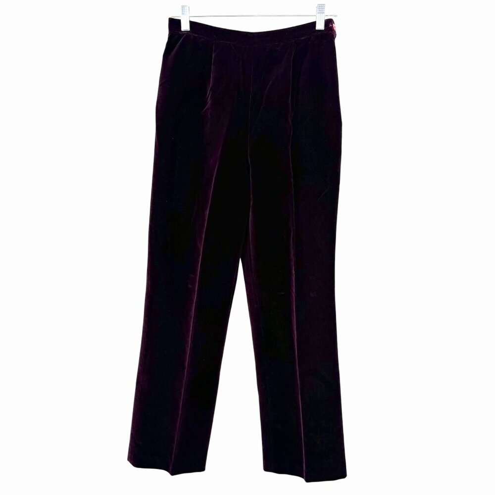 VINTAGE PURPLE VELVET THE WILROY TRAVELLER USA MADE PANTS - 12
